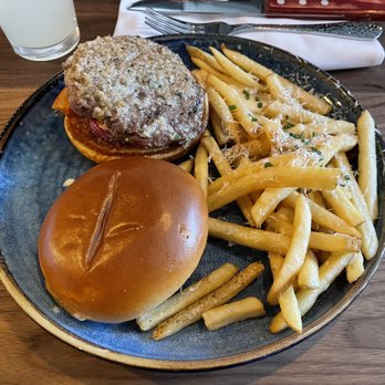 Eureka! - 28 Day Dry-Aged Bone Marrow with Truffle Cheese Fries - Burgers Near Me - Ontario, California