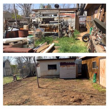 ASM Junk removal - Before & after Beaumont project, - Junk Removal & Hauling Near Me
