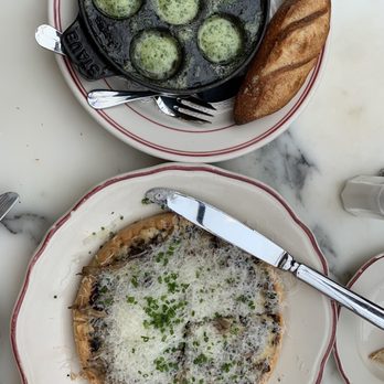 Le Diplomate - Escargots & Mushroom Tart - Brasseries Near Me - Washington, DC, District of Columbia