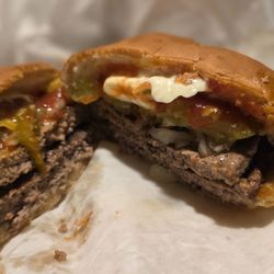 Krolls West Restaurant - Double hamburger