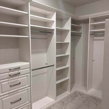 Closets by Design - Austin - Primary bedroom closet.  ABSOLUTELY LOVE IT! - Home Organization Near Me - Austin, Texas