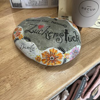 Zuckerstück - Adorable hand painted rock at register. - Cafes Near Me - Bamberg, BY Zuckerstück - Adorable hand painted rock at register. - Cafes Near Me - Bamberg, BY
