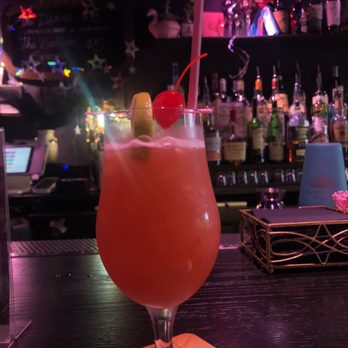 Diane's - a drink in a glass on a bar - Bars Near Me - Brooklyn, New York
