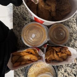 KFC - And this is everything I got , no damn Mashed Potatoes & Gravy
