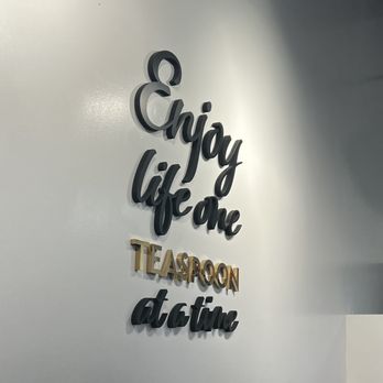 Teaspoon - Cute quote in the back wall. - Coffee & Tea Near Me - Santa Rosa, California Teaspoon - Cute quote in the back wall. - Coffee & Tea Near Me - Santa Rosa, California