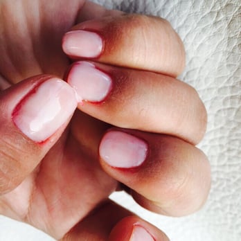 True Beauty & Boutique - Already peeling off since the shellac was painted onto my skin as well - Eyelash Service Near Me - Mukilteo, Washington