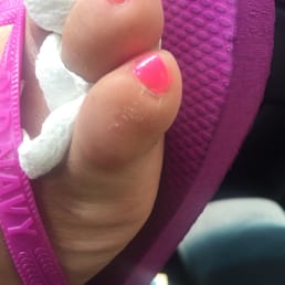 Did not bother to remove dry skin or cuticle