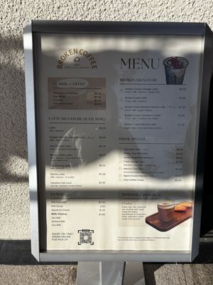 Menu photo 6 Broken Coffee - Spring Mountain Las Vegas, NV