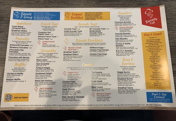 Menu photo 3 Biscuits Cafe Milwaukie, OR