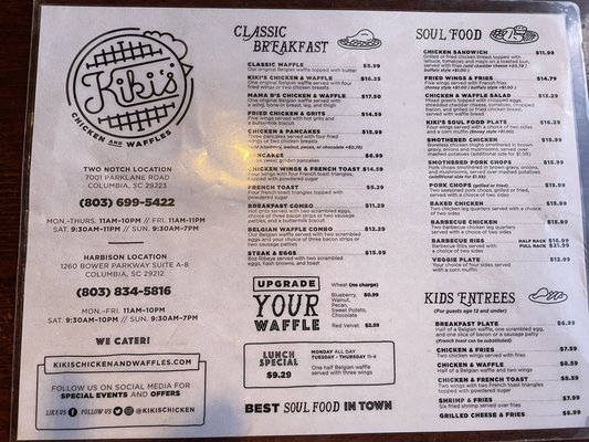 Kiki's Chicken and Waffles by null