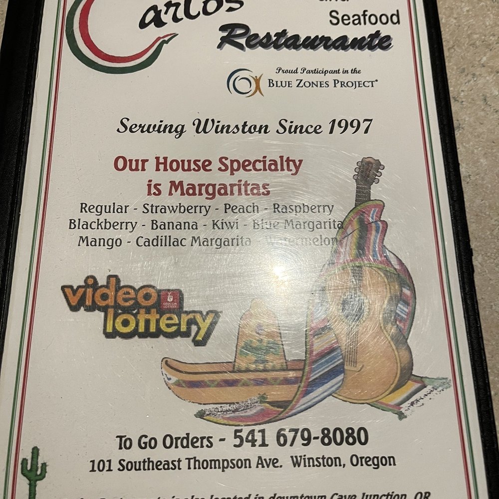 Carlos Restaurante - Menu 6/18/22 - Mexican Near Me - Winston, Oregon Carlos Restaurante - Menu 6/18/22 - Mexican Near Me - Winston, Oregon