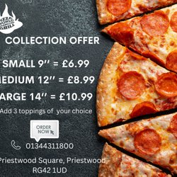 Pizza World Bracknell - The Perfect Collection Deal. Available for collection only.