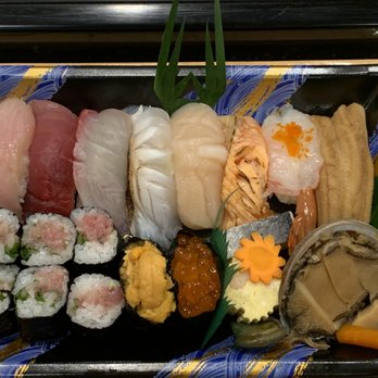 Kinchan Sushi - New Takeout Menu: $80 Omakase Bento with Otoro, Maguro, shima aji, scallop, salmon aburi, amaebi, anago, Ikura, uni & abalone. - Sushi Bars Near Me - Honolulu, Hawaii Kinchan Sushi - New Takeout Menu: $80 Omakase Bento with Otoro, Maguro, shima aji, scallop, salmon aburi, amaebi, anago, Ikura, uni & abalone. - Sushi Bars Near Me - Honolulu, Hawaii