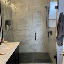 a walk in shower a walk in shower