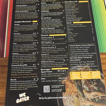 La Jali - Menu - Mexican Near Me - Taylor, Michigan