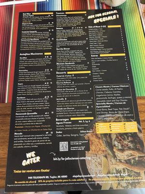 Menu photo 5 La Jali Taylor, MI