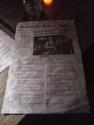 Menu photo 5 Bathtub Gin New York, NY Menu photo 5 Bathtub Gin New York, NY