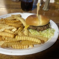 All In - 1/4 Cheeseburger and fries