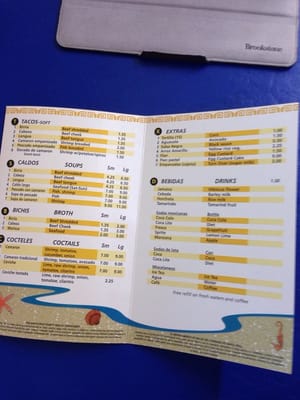 Menu photo 8 Cocina La Ley Nogales, AZ