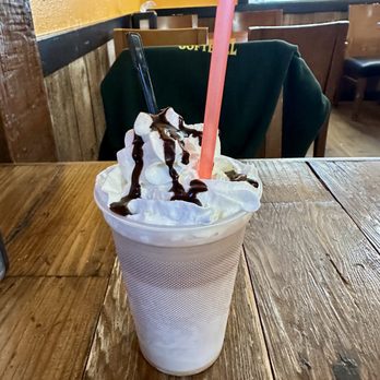 Double B's Burgers - Chocolate milkshake it was a good shake - Burgers Near Me - Modesto, California Double B's Burgers - Chocolate milkshake it was a good shake - Burgers Near Me - Modesto, California