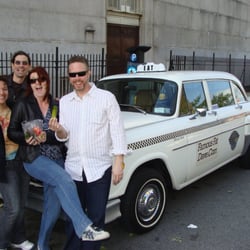 Famous Fat Dave's Food Tours - Some happy food tourist in the midst of an eating tour with pickles from Pickle Guys.