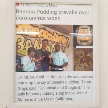 Extraordinary Banana Pudding - Desserts Near Me - La Mesa, California Extraordinary Banana Pudding - Desserts Near Me - La Mesa, California