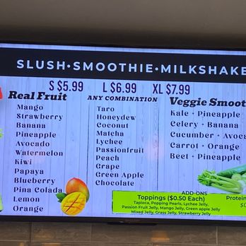 Fresh Cup - Slush-Smoothie-Milkshake menu - Bubble Tea Near Me - Toronto, Ontario Fresh Cup - Slush-Smoothie-Milkshake menu - Bubble Tea Near Me - Toronto, Ontario