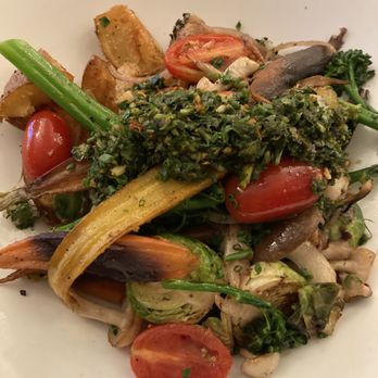Seared - A "Vegan Meal" at Seared is a boring bowl of veggies with NO protein. Very uninspired.... And yes, this was served as the only vegan meal. - Seafood Near Me - Petaluma, California Seared - A "Vegan Meal" at Seared is a boring bowl of veggies with NO protein. Very uninspired.... And yes, this was served as the only vegan meal. - Seafood Near Me - Petaluma, California