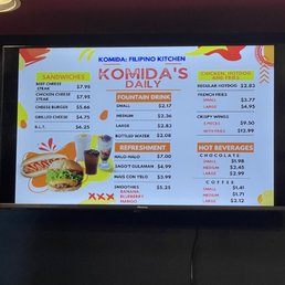 Menu Menu