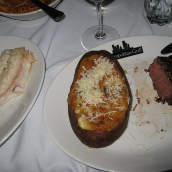 Metropolitan Grill - Twice baked, omg, nevermind, I can't even make a dent. - American Near Me - Seattle, Washington Metropolitan Grill - Twice baked, omg, nevermind, I can't even make a dent. - American Near Me - Seattle, Washington