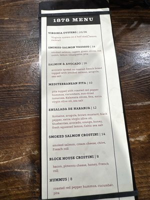 Menu photo 2 1878 Butcher's Block Landrum, SC