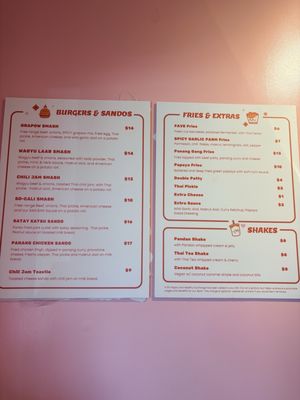 Menu photo 2 Ban Ban Burger Los Angeles, CA