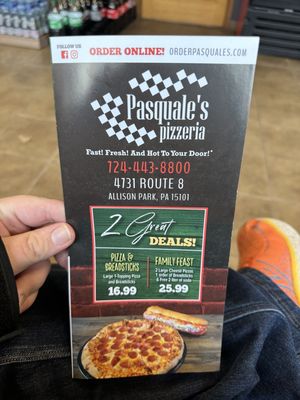 Menu photo 8 Pasquale's Pizzeria Gibsonia, PA
