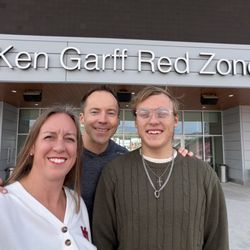 Ken Garff Scholarship Club - In the Red Zone in the stadium at the Ken Garff club