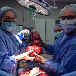 Renee Lockey, MD - Dr. Lockey and her team removing 7 pounds of Fibroid Tumors. Very educational and humbling experience.