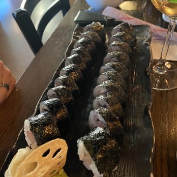 Amerikan Ichi - The largest and biggest portions of hamachi maki ever. VERY tasty (2 orders). - Sushi Bars Near Me - Placerville, California Amerikan Ichi - The largest and biggest portions of hamachi maki ever. VERY tasty (2 orders). - Sushi Bars Near Me - Placerville, California