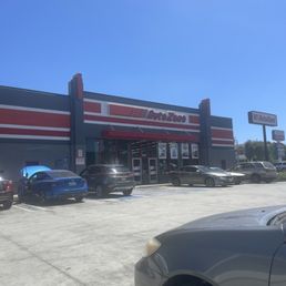 Exterior outside entrance of AutoZone Auto Parts - Outside - Long Beach, California Exterior outside entrance of AutoZone Auto Parts - Outside - Long Beach, California