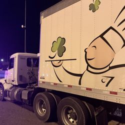 Trotter's Rv - The truck that was passing us .