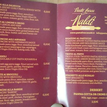 Pasta Fresca Naldi - Fresh Pasta menu - Italian Near Me - Bologna, BO Pasta Fresca Naldi - Fresh Pasta menu - Italian Near Me - Bologna, BO