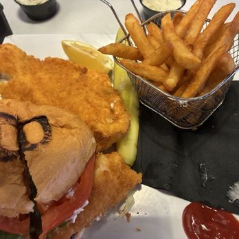 Blue Dog Bar & Grill - Hogfish sandwich - Bars Near Me - Matlacha, Florida Blue Dog Bar & Grill - Hogfish sandwich - Bars Near Me - Matlacha, Florida