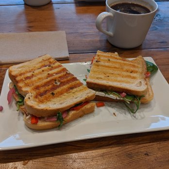 Thyme & Again - Brie and veggie sandwich and Americano - Caterers Near Me - Ottawa, Ontario