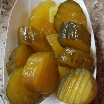City Market - Side of sweet pickles. - Barbeque Near Me - Luling, Texas