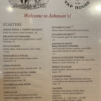 Johnson's Seafood and Steak - New Durham - Menu 4.6.22 - Seafood Near Me - New Durham, New Hampshire Johnson's Seafood and Steak - New Durham - Menu 4.6.22 - Seafood Near Me - New Durham, New Hampshire