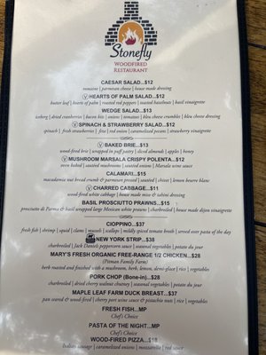 Menu photo 6 Stonefly Markleeville, CA Menu photo 6 Stonefly Markleeville, CA