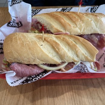 Firehouse Subs - Large NY Steamer (complimentary with my Firehouse points) - Fast Food Near Me - San Jose, California