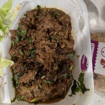 the Mughal Restaurant - This what I received. It was literally mush. Not strips of grill beef as described. - Indian Near Me - Pembroke Pines, Florida