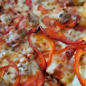 Piccini Italian Takeout - Sausage and red pepper Pizza - Italian Near Me - Torrance, California Piccini Italian Takeout - Sausage and red pepper Pizza - Italian Near Me - Torrance, California