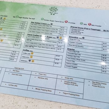 Tea So - Menu - Desserts Near Me - Castro Valley, California