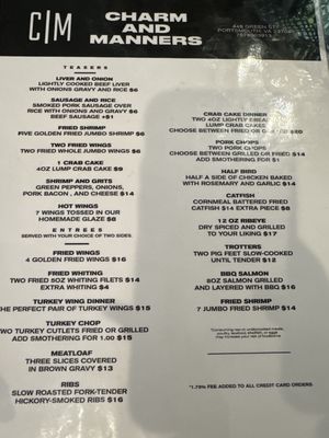 Menu photo 5 Charm And Manners Portsmouth, VA