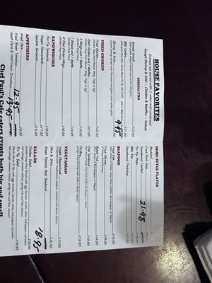 Menu photo 1 Chef Paul's Cafe Fresno, CA
